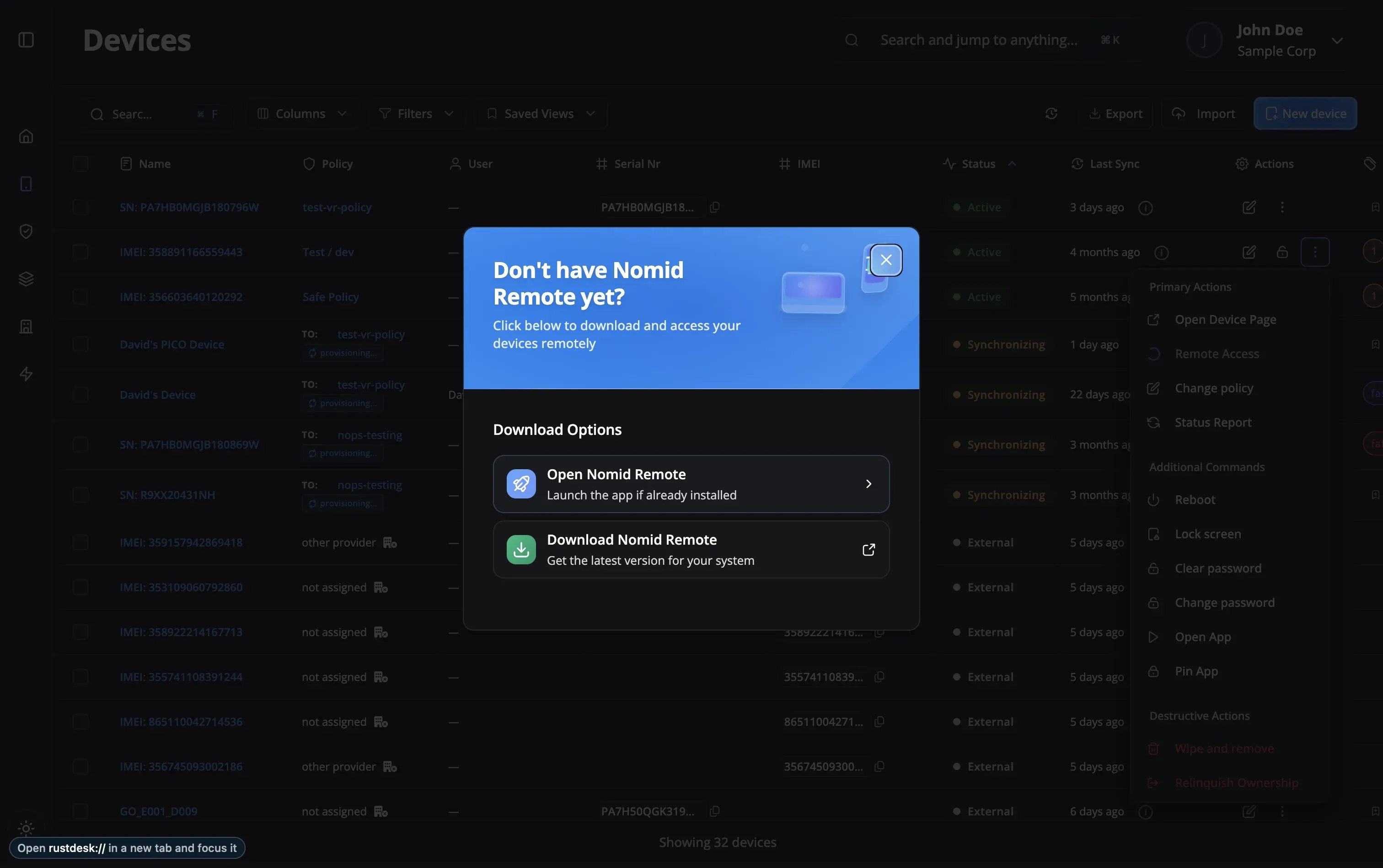 Establish Secure Session