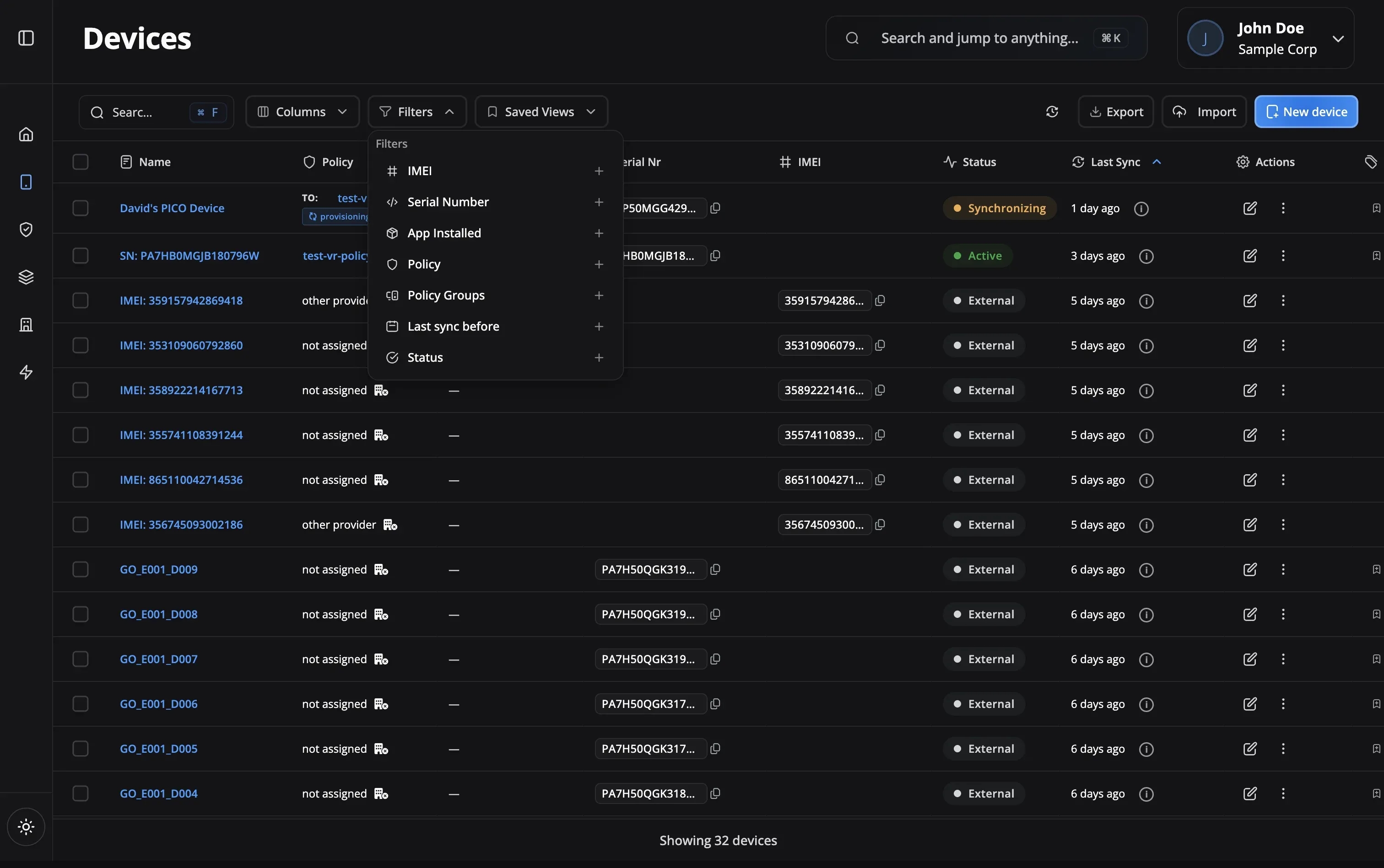 Analysis & Processing