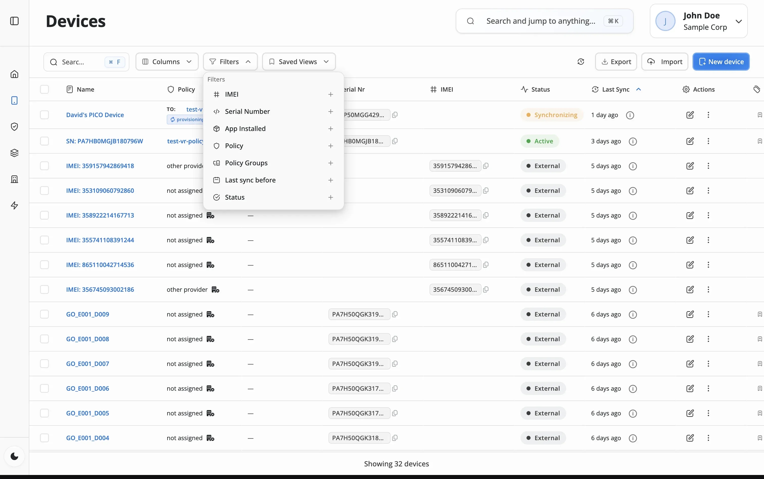 Analysis & Processing